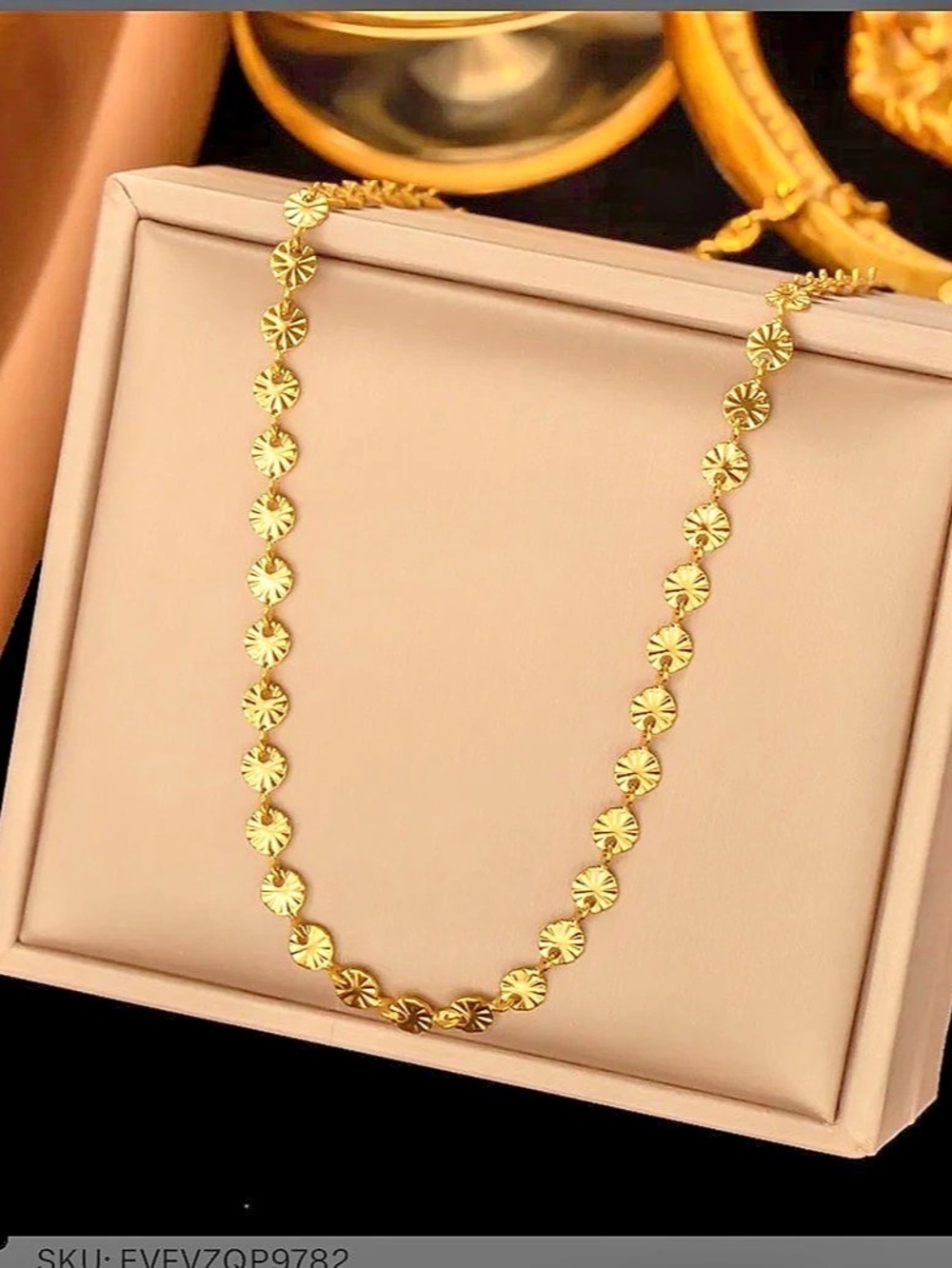 Gold-Tone Link Necklace
